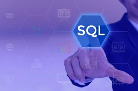 Structured query language(SQL) concept Stock Photos