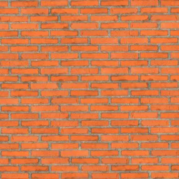 Structured Red Brick Wall Surface Texture Stockfoto's
