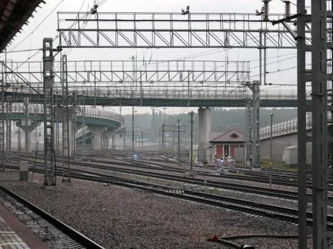 Structures and tracks Stock Photos