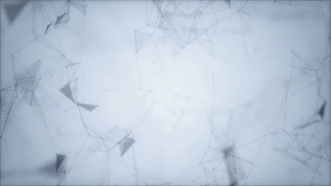 Structures in the depths of the water.Abstract polygonal space background with Stock Footage 97312689