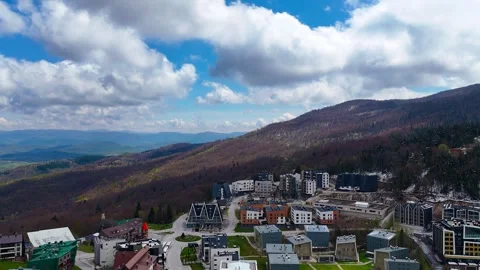 Structures on the Edge Stock Footage 296613824