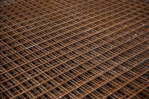 Structures for foundations on a construction site Stock Photos