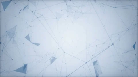 Structures immersed in a viscous fluid.3d rendered abstract plexus shapes Stock Footage 97313133