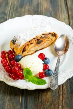 Strudel. Stock Photos