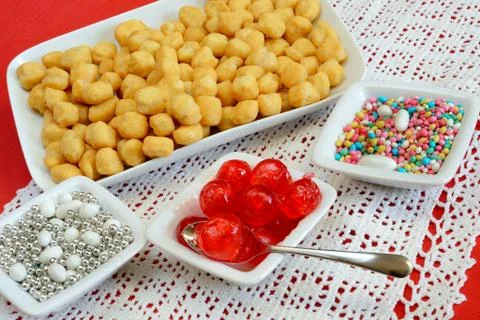 Struffoli Stock Photos