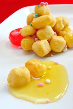 Struffoli Stock-Fotos