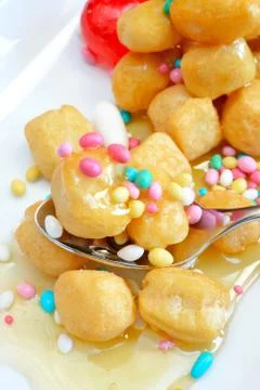 Struffoli Stock Photos