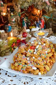 Struffoli Stock Photos