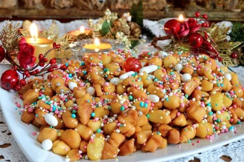 Struffoli Stock Photos