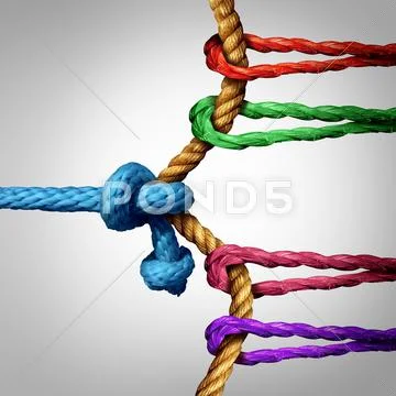 Struggle To Success Stock Illustration