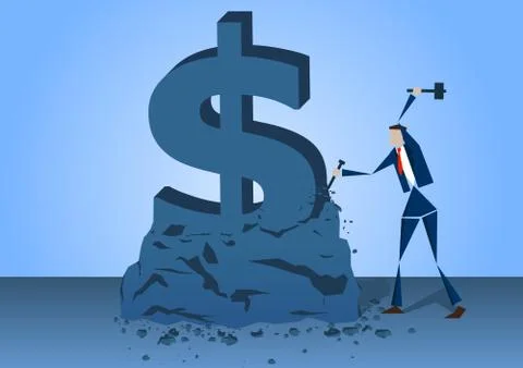 Struggle to win Stock Illustration