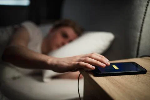 Struggling to Wake Up Stockfoto's