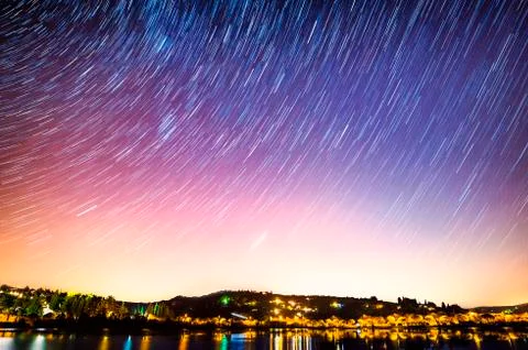 Strunjan stars Stock Photos