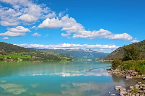 Stryn in Norway Stock Photos
