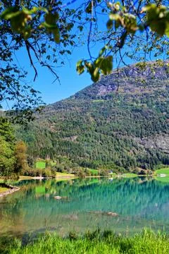 Stryn in Norway Stock Photos