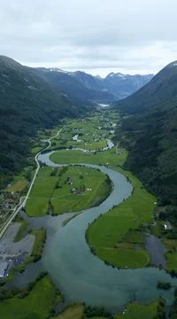 Stryn, Norway Stock Photos