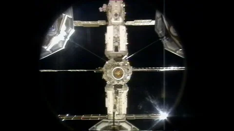 STS-71 was the third mission of the US/Russian Shuttle-Mir Program - 1995 Video stock 94383108