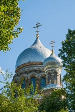 St.Trinity Orthodox monastery, Riga Stock Photos