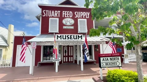 Stuart Feed Supply Museum Stock Footage 274028233