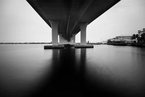 Stuart Florida Causeway Bridge 스톡 사진