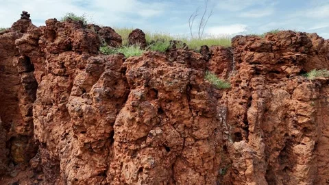 Stuart Highway Lubra's Lookout between Tennant Creek and Mataranka 스톡 동영상 304543334