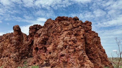 Stuart Highway Lubra's Lookout between Tennant Creek and Mataranka 스톡 동영상 304545082