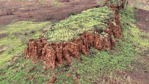 Stuart Highway Lubra's Lookout between Tennant Creek and Mataranka 스톡 동영상 304546454