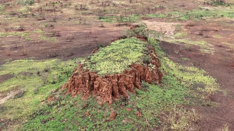 Stuart Highway Lubra's Lookout between Tennant Creek and Mataranka 스톡 동영상 304547049
