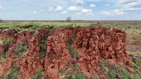 Stuart Highway Lubra's Lookout between Tennant Creek and Mataranka 스톡 동영상 304548022