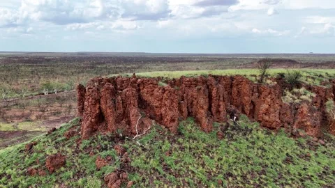 Stuart Highway Lubra's Lookout between Tennant Creek and Mataranka 스톡 동영상 304549889