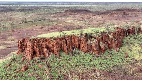 Stuart Highway Lubra's Lookout between Tennant Creek and Mataranka Video stock 304552269