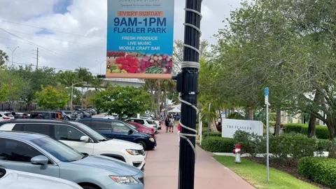 Stuart Market on Main sign Stock Footage 274028231