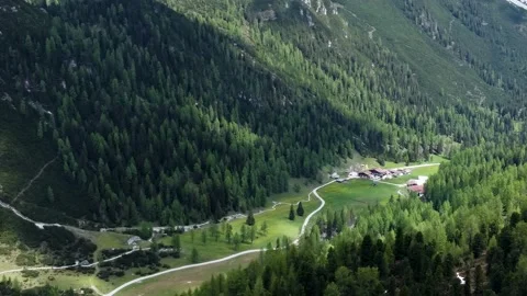 Stubaital Mountains Austria Stock Footage 165298767