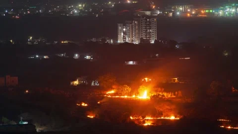 Stubble Burning 스톡 동영상 151277941