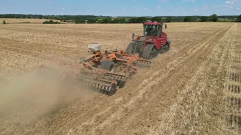 Stubble Cultivations Stock Footage 202320421