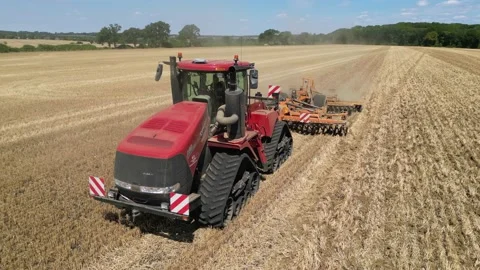 Stubble Cultivations 스톡 동영상 202320449