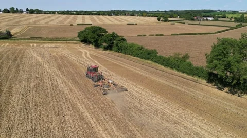 Stubble Cultivations Stock Footage 202320484