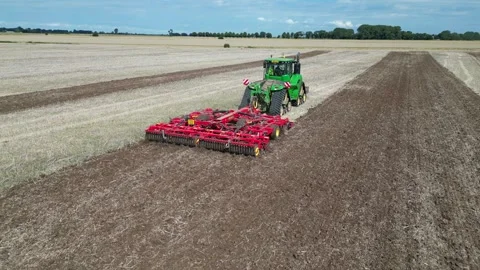 Stubble Cultivations 스톡 동영상 260257676