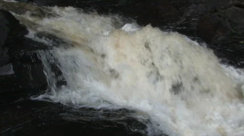 Stubbs Falls in Arrowhead Park Stock Footage 666809