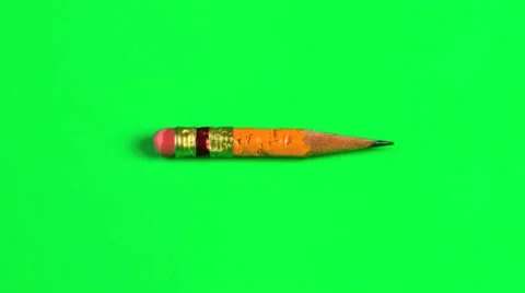 Stubby well used pencil Stock Footage 21304462