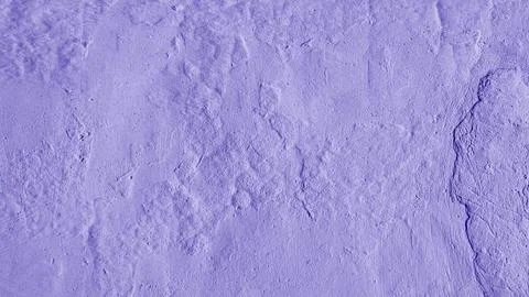 Stucco plaster wall background texture of purple painted cement, concrete wal Stock Photos