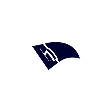 Stucco Plasterer Logo Left Angled Stock Illustration