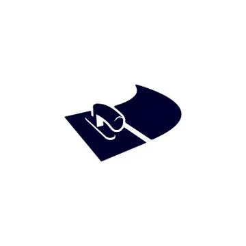 Stucco Plasterer Logo Left Stock Illustration