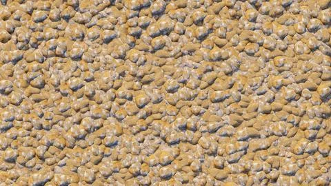 Stucco wall stone texture concrete rough background 3D illustration Illustrazione stock