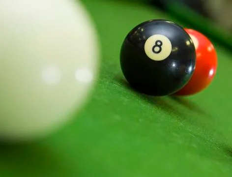 Stuck behind the 8-ball Stock Photos