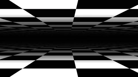 Stuck Trapped Between Two Endless Checked Planes Video stock 153943831