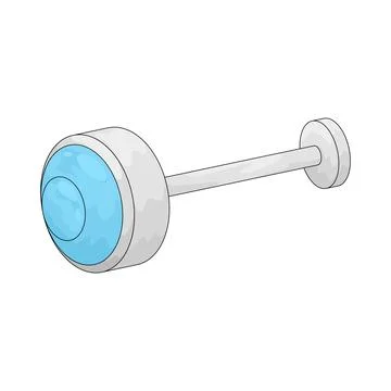 Stud earrings illustration Stock Illustration