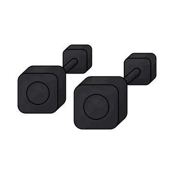 Stud earrings illustration Stock Illustration