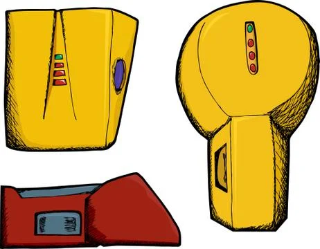 Stud-Finders Stock Illustration