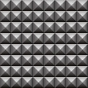 Studded, pointed background, seamless pattern Stock Illustration